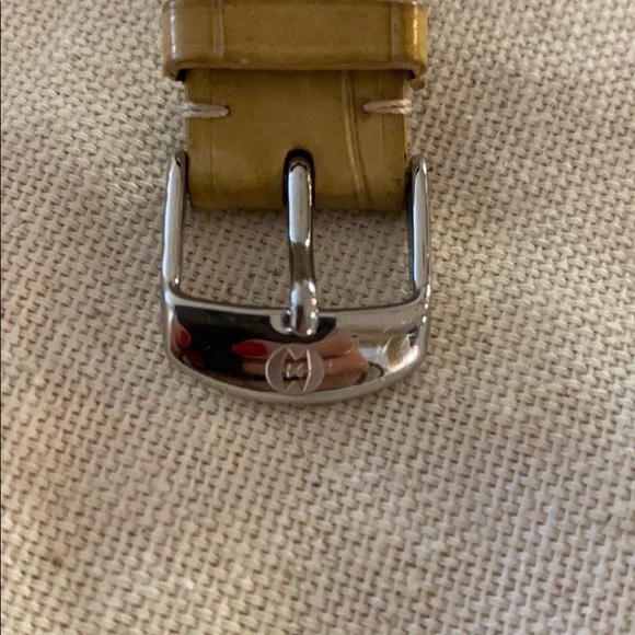 Michele watch alligator tan strap main image 8